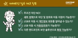 휴대 저장장치 보안 트렌드와 필수 체크 항목