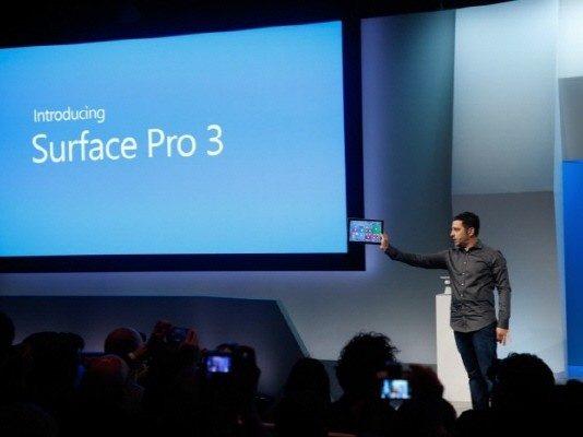 MS ‘서피스 프로3‘, 노트북 시장 잡을터