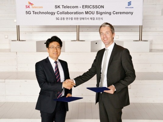 SKT-에릭슨, 5G 핵심기술 공동연구