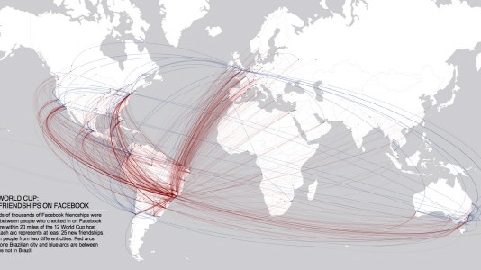 월드컵 경기장서 페이스북 체크인 100만건