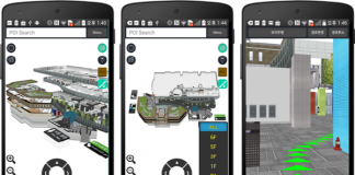 서울시, 모바일 3D 실내지도 서비스 공개