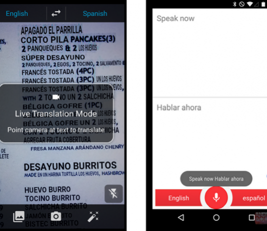 구글, 실시간 이미지 글자 번역과 대화 자동탐지 추가