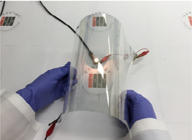 접고 구겨도 완벽 작동하는 투명전극 개발