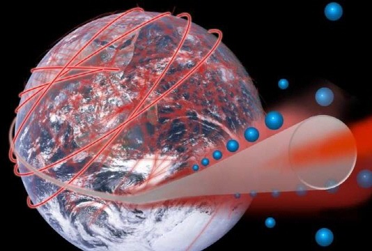 빛을 정지시키고 다시 복귀 시키는 유리섬유