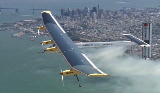 태양광 비행기 ‘솔라 임펄스’ 세계일주 도전