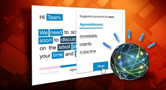 IBM ‘왓슨 톤 애널라이저’, 글의 감정 분석 가능