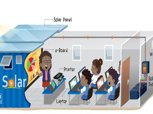 교육부-삼성전자, 우간다에 태양광 이용 ICT ‘솔라스쿨’ 열어