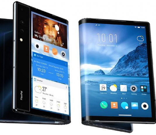 세계 최초 접이식 스마트폰 출시