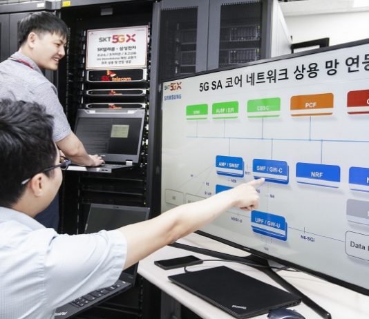 SK텔레콤-삼성전자, 국내 첫 ‘순수 5G’ 통신 성공