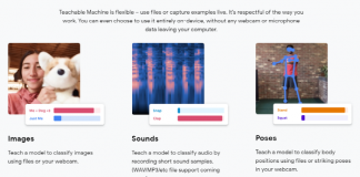 코딩없이 머신러닝 이용하는 구글 ‘티처블 머신’
