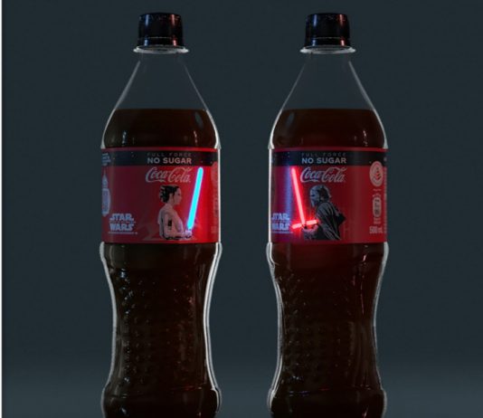 광선검 나오는 코카콜라 병…”세계 첫 플렉시블 OLED 적용”