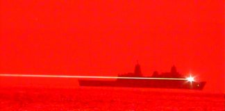 레이저 빔으로 드론 격추 실험 성공