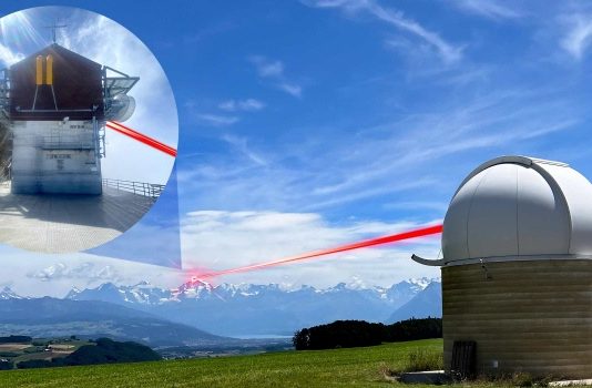 지상서 레이저로 초당 1테라비트 데이터 전송 성공